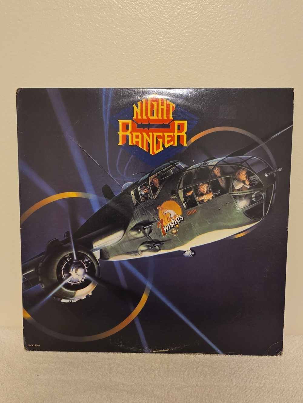 Vintage Night Ranger 7 Wishes Vinyl Album